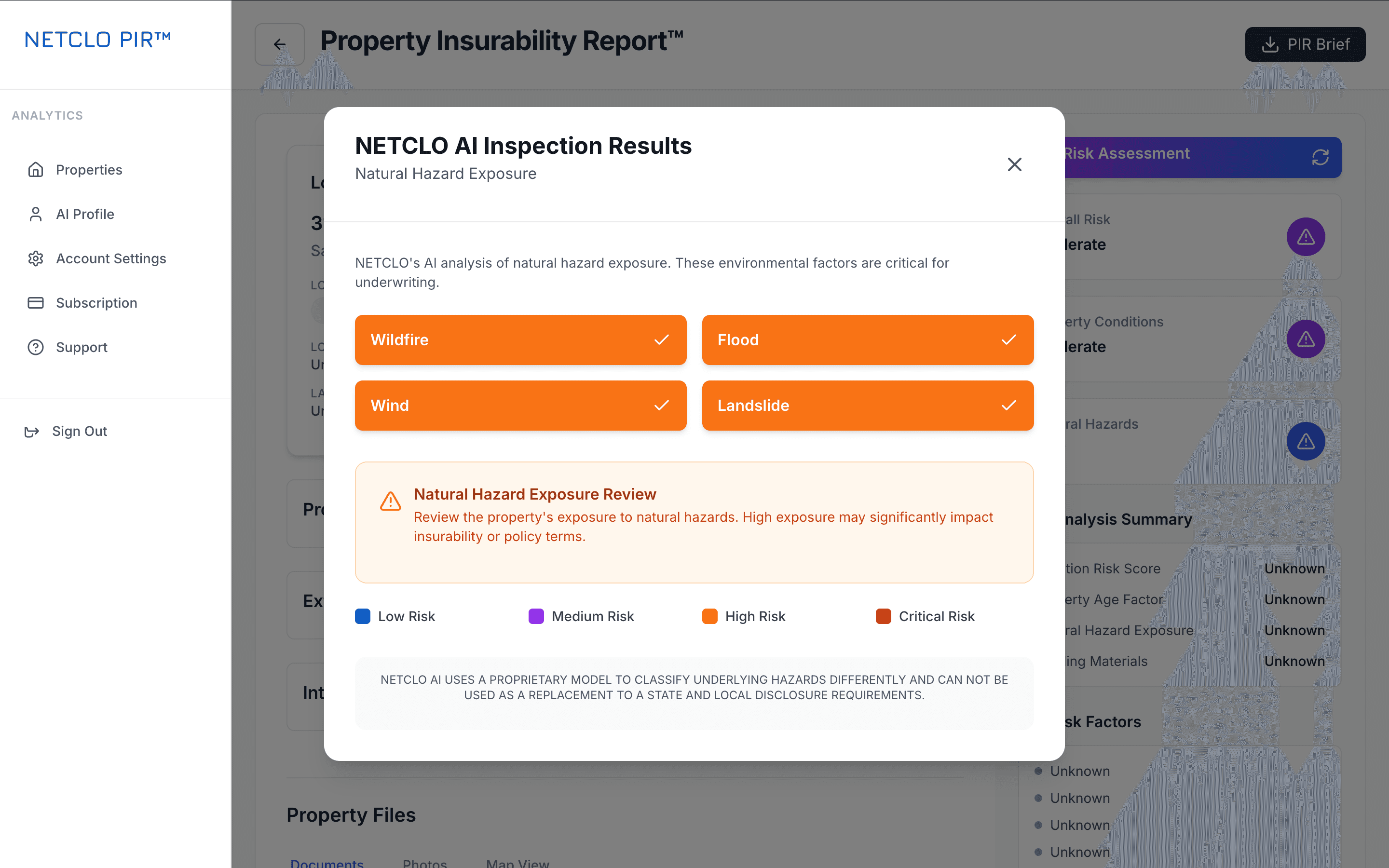 Interactive Risk Data Exploration